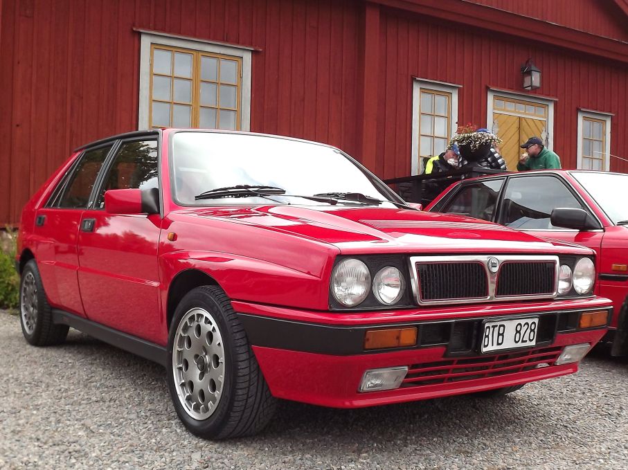 Lancia Delta HF Integrale är en modell som var populär i racing för en del år sedan, sen försvann dom från scenen, denna finna 91:a kunde dock ses på Grytsberg.