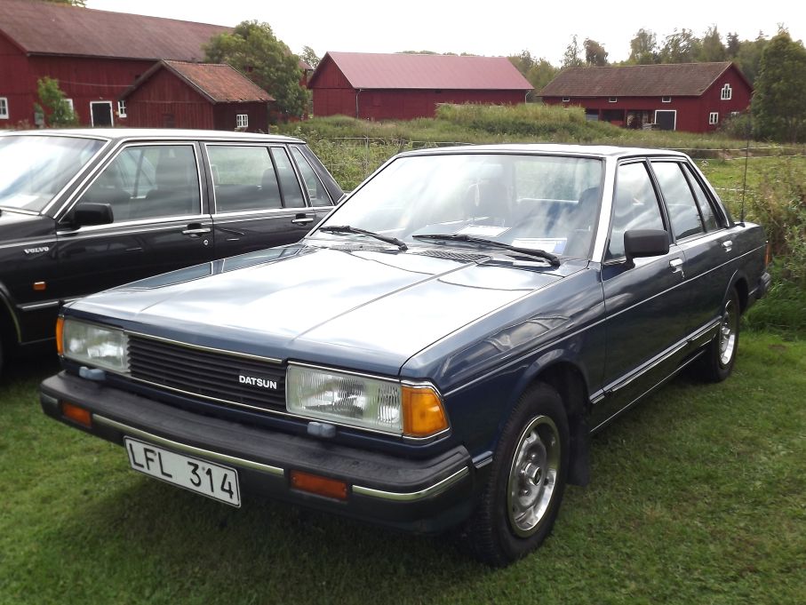 Till Datsun Bluebird använde man en längre linjal.