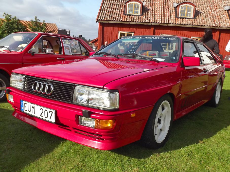 Audi Quttro tysk 80-talsikon.