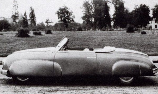 Ghia hade vid den här perioden en fason att gömma hjulen, och det smittade tydligen av sig till Pininfarina som byggde ett par karosser på Aprilian med täkta hjul