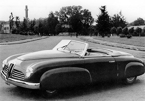 mer gömma hjulen från Pininfarina 1947