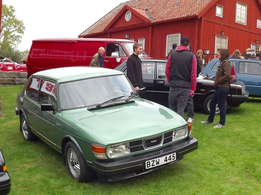 Saab 99 Turbo från 1980, idag en ganska sällsynt syn.