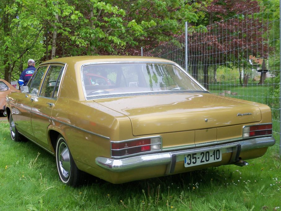 Opel Kapitän från 1970 är sällsynt, Kapitän med denna kaross fanns bara 1969-70.