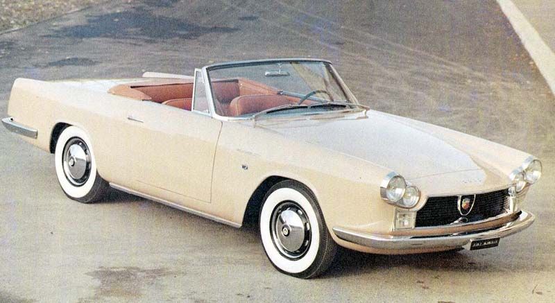 det gjorde även Abarth, här en 1600 med skal från Allemano, 1959