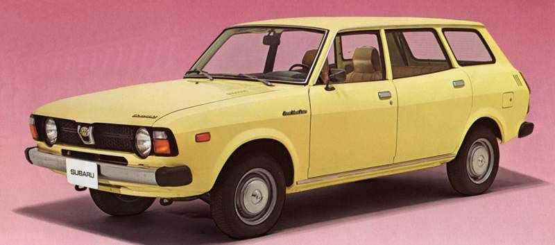 och man kan starkt misstänka att Subarus modellprogram, här 1600DL wagon, stått modell för Anadolen.