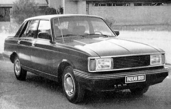 Iranska Paykan byggdes i många år, här en 1600 ur 1994 års katalog.