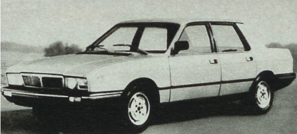 Lancia Beta som hade haft premiär 1972 var en femdörrars design, men runt 1980 laborerades med en uppdatering till en vanlig sedan, denna Beta kom dock inte längre än såhär, men istället byggdes en faceliftad variant som kallades Trevi, men blev ingen större framgång.