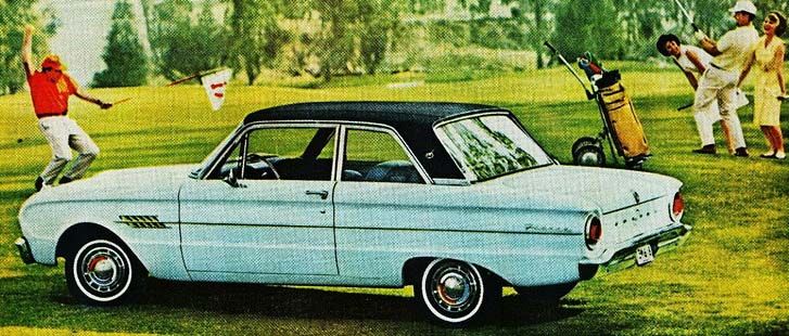 Glada golfare med Falcon Futura 1962