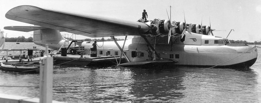 China Clipper i Honolulu.
