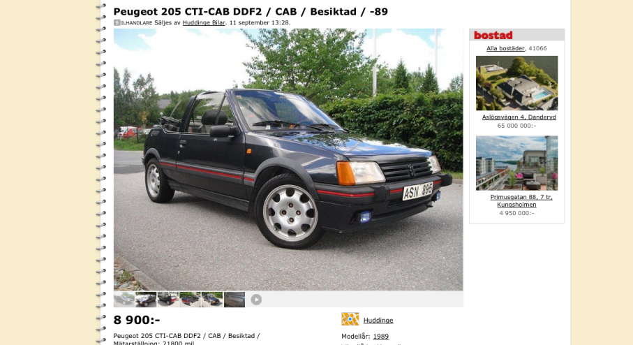 En heting 1989 - en heting på söndag. Hur kan den vara så billig?