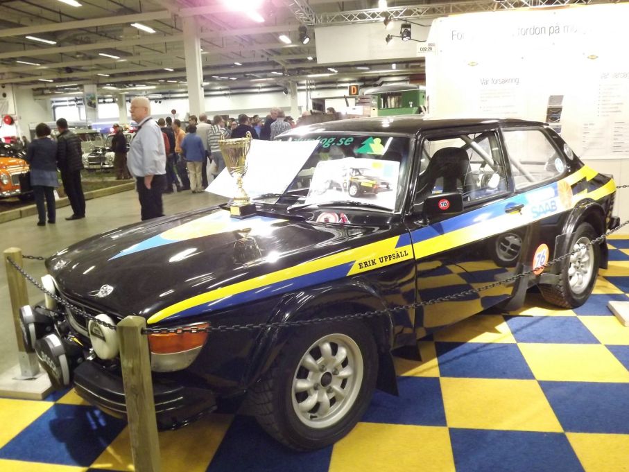 Klassikerkändis 3, Erik Uppsälls Saab 99 blev ju korad som Årets Klassiker av er läsare och den fanns att beskåda på Elmia i MHRF:S monter.