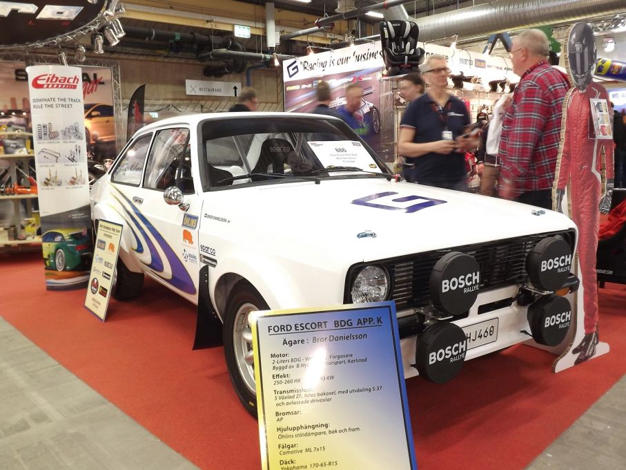 Bror Danielssons fina Rallyescort, en modell som idag är otroligt populär i historiskt rally.