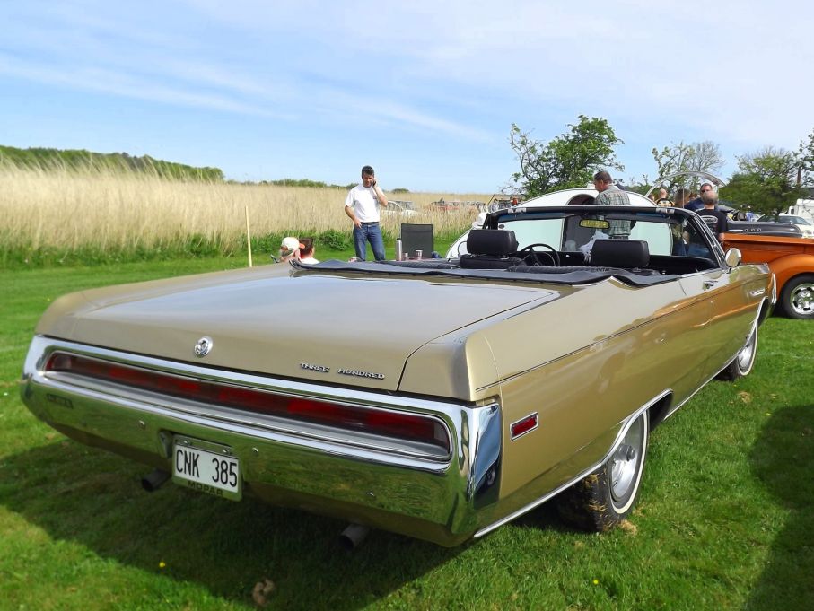 Chrysler 300 från 1970, dessa "fuselage"-karosser är lika stora som dom ser ut.