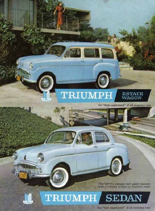 Triumph TR10 var modellen som egentligen inte fanns. Det var Standard Ensign, en lätt föråldrad modell som sjöng på sista versen här hemma som såldes under det mer välkända Triumphnamnet i USA, där den knappt ens fick sjunga första versen.