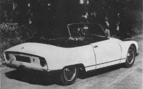 Citroen byggde en del prototyper under 1960-talet för att försöka utveckla en sportigare DS-variant, som den här cabrioleten med kortad hjulbas, ingen av dessa sportpaddor gick vidare till produktion.