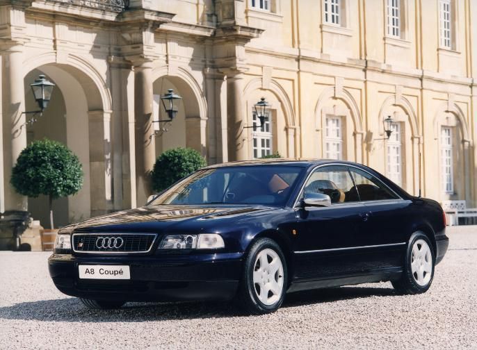 Massiva Audi A8 som coupé fick vi bara se i ett exemplar, visades upp 1997.