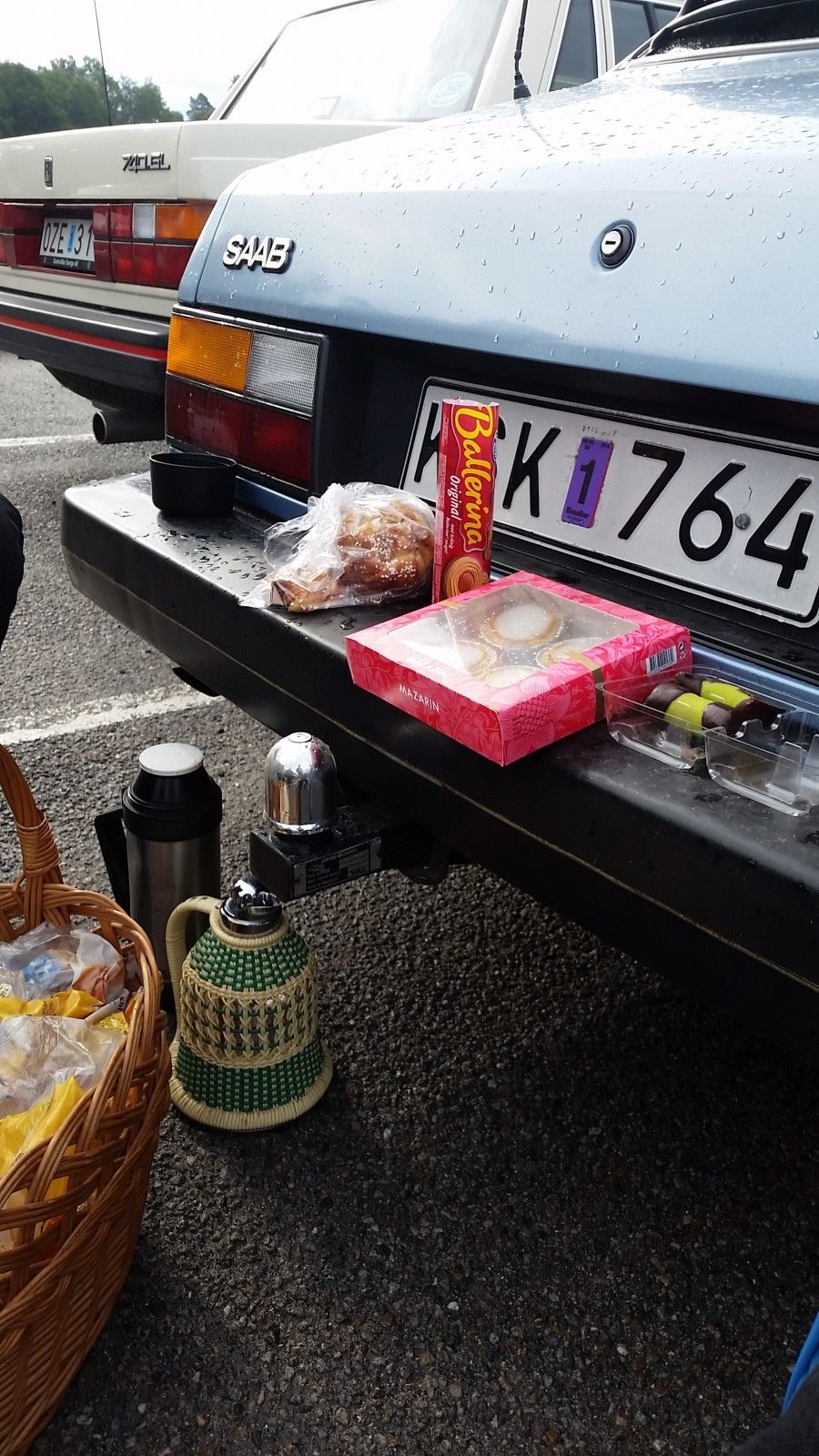 Inte alla stötfångare duger som kaffebord. Saab levererar!