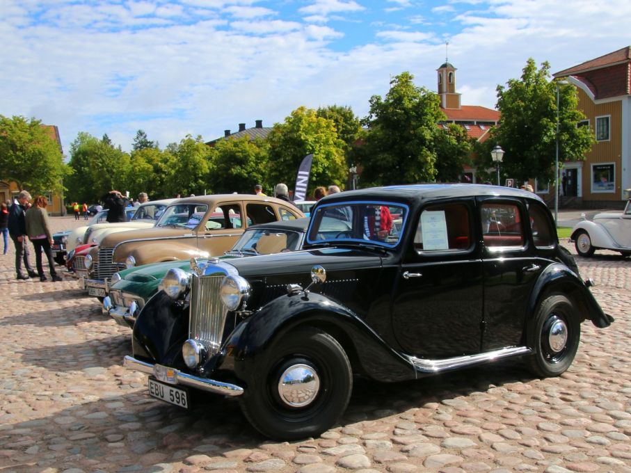 Ovanlig MG YA saloon, årsmodell 1948