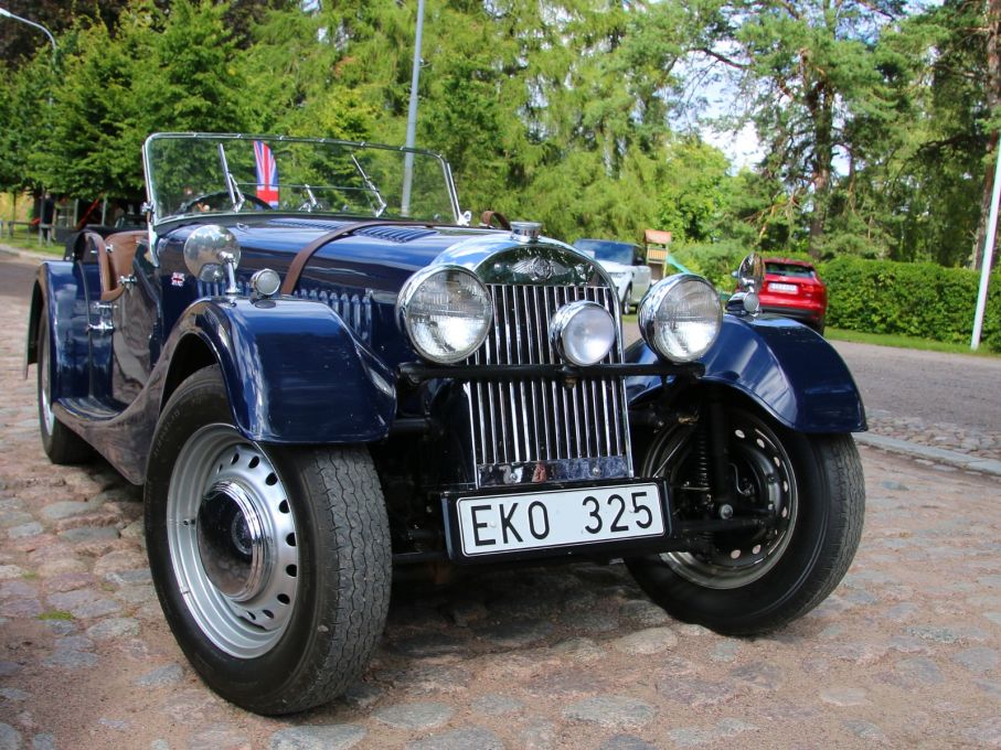 1953 var sista året Morgan +4 hade den här grillen och någon mer genomgripande facelift har man inte gjort sedan dess.