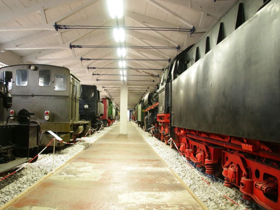 En stor del av museet handlar ju om Eisenbahn, järnväg såklart. Gillar man modelltågså är Binz ett ställe att botanisera på för här står en hel del av Märklins förlagor.