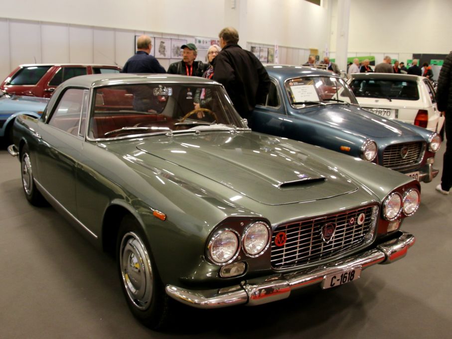 Norska Lanciaklubben hade hög närvaro på mässan. Flaminia GT coupe är ovanlig och läcker.
