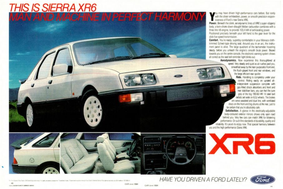 I Sydfarika fanns också varianter vi aldrig fick se här, XR6 med V6 på 3 liter. Samt den ännu häftigare och sällsynta XR8, med femliters V8.