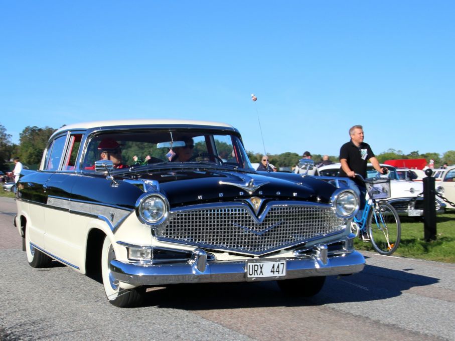 Hudson Hornet 1957 som var sista årsmodellen av det klassiska märket.